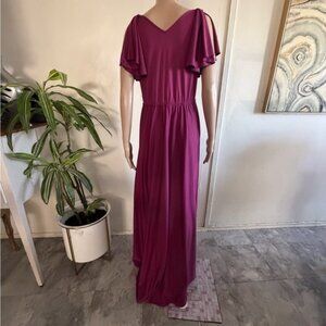 Chic Magenta Maxi Dress
